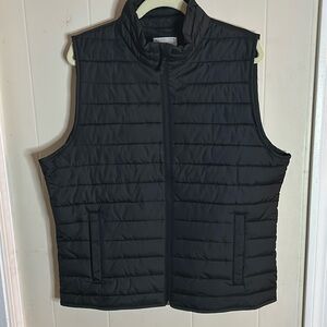 Men’s Gap Quilted Black Vest